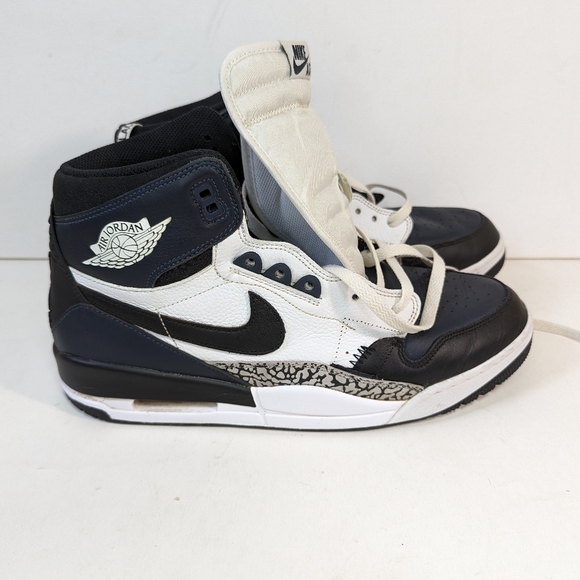Jordan Legacy 312 Midnight Navy Mens Sz 12 Modified Basketball Shoes No Strap - Picture 5 of 16